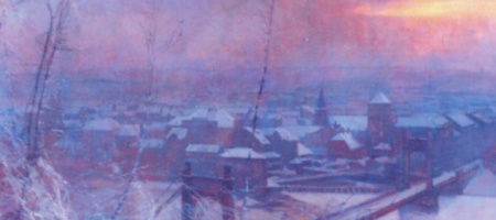Obraz Jaroslava Šetelíka Praha z roku 1908